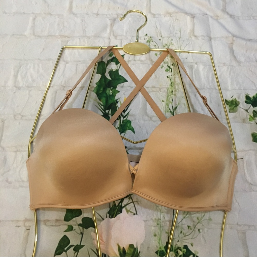 Victoria’s Secret 32B Bombshell Bra nude multi way adjustable strap new